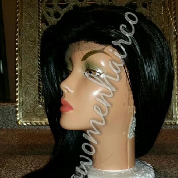 BRAZILIAN WIG WITH CLOSURE ATTACHED MIXED LENGTHS