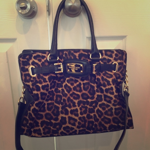Michael kors leopard Hamilton 🚨🚨🚨TRADE🚨🚨
