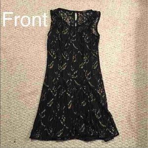 Black and gold formal dress