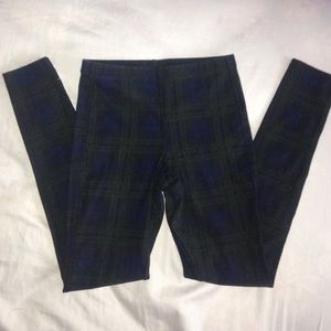 Plaid Topshop pants