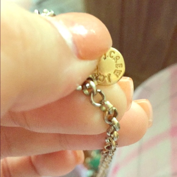 J CREW turquoise bubble necklace