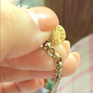 J CREW turquoise bubble necklace