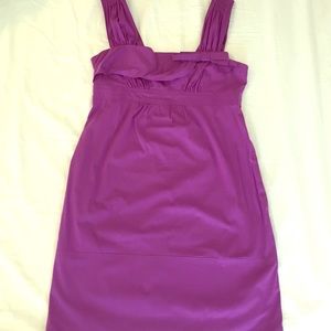 Purple (Iris) BCBG A-line dress- worn once!