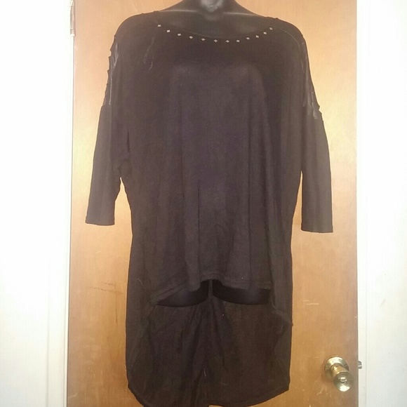 Studded High Low Tunic 3x