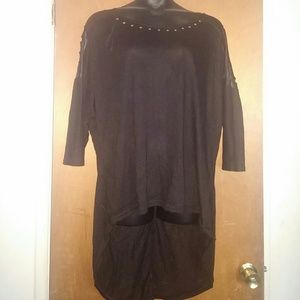 Studded High Low Tunic 3x