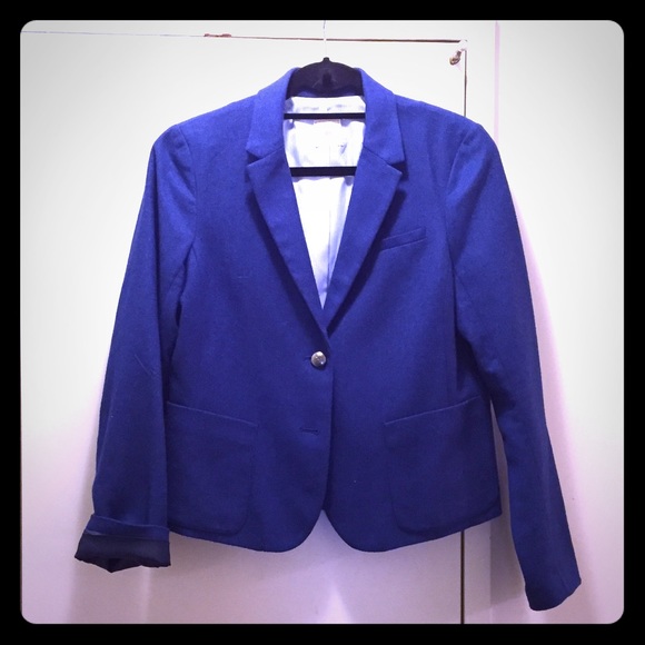 Wool Cobalt Blazer