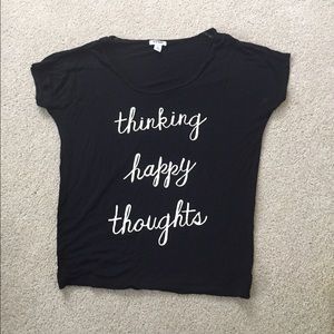 Thinking happy thoughts tshirt