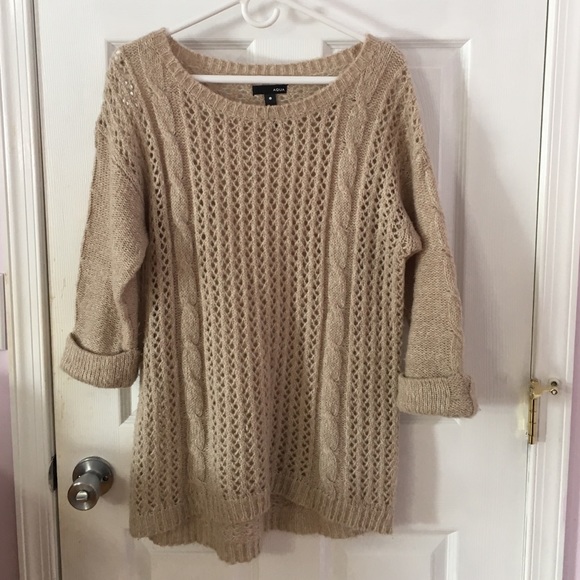 Aqua Acrylic sweater