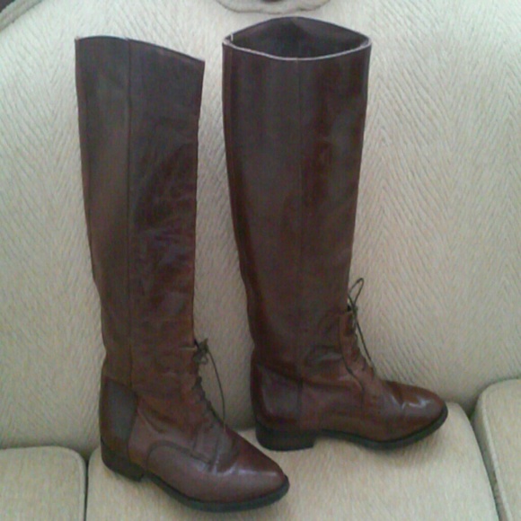 Brown Leather Boots sz 6