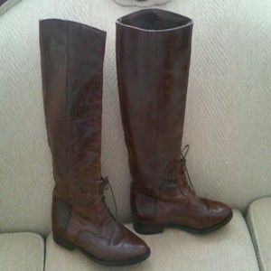 Brown Leather Boots sz 6