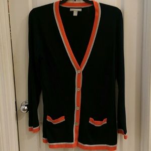 Banana republic navy cardigan sweater top