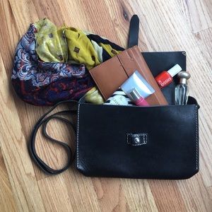 Madewell black messenger purse
