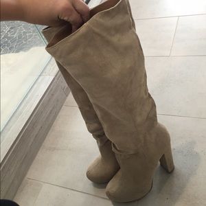 Nude boots