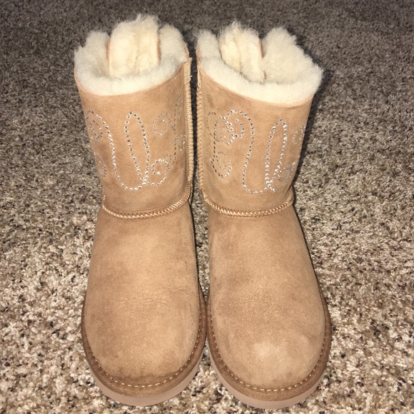 Swarovski Crystal Studded Ugg Short Boot