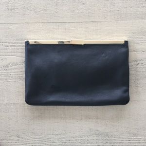 NWT J.Crew Black Clutch