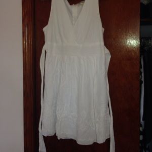 White summer dress