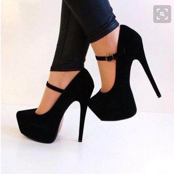 Mary Jane Strap heels Size 6 - Picture 1 of 4