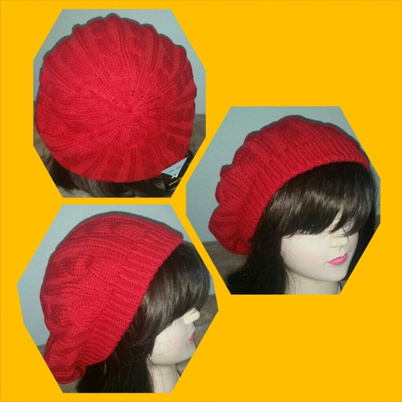 Accessories - Fabulously fun red beret hat CLEARENCE