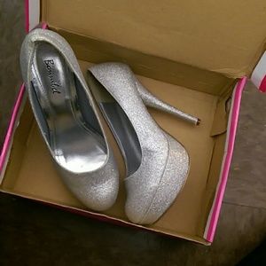 Silver sparkley shoes