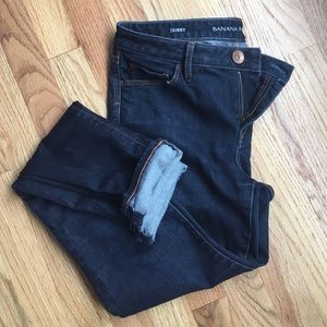 Banana Republic dark wash skinny jeans
