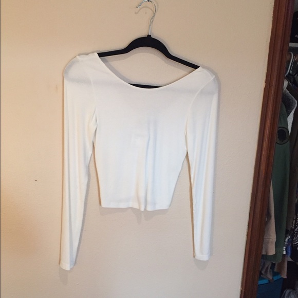 White Long Sleeve Top