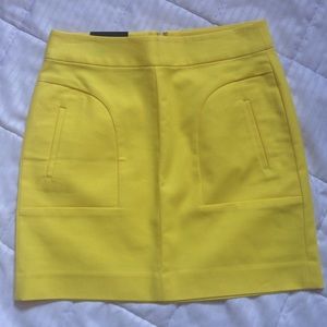 Banana Republic yellow skirt