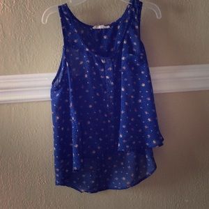 High low see through shirt