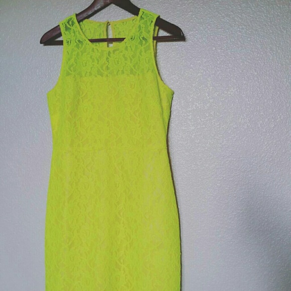 J.crew Neon Lace Dress Size 4