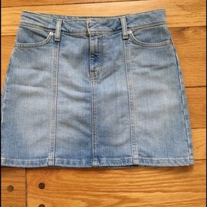 J. Crew Denim Mini Skirt