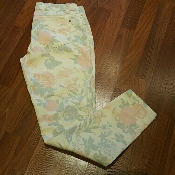 Printed skinny jeans