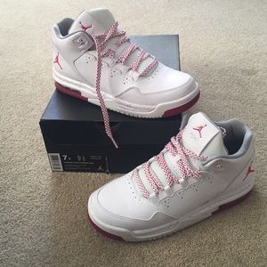 Jordan flight; youth seven fits like a women's 8.5