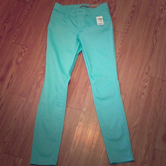 Mint skinny jeans