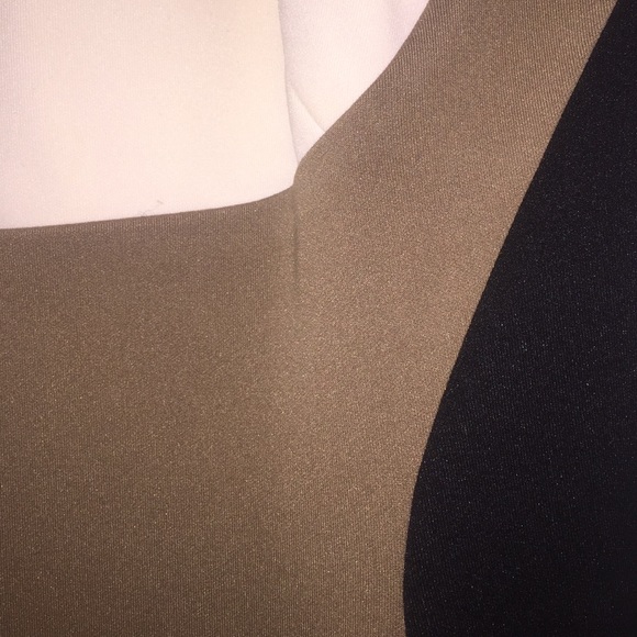 Maggy London Cocktail Color Block Dress - Picture 4 of 5