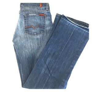 7  for all mankind long boot cut jeans