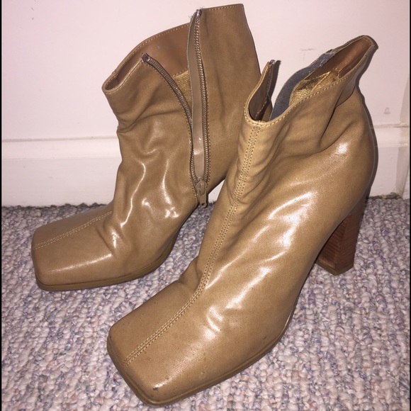 Tan Leather ALDO Boots - Picture 1 of 4