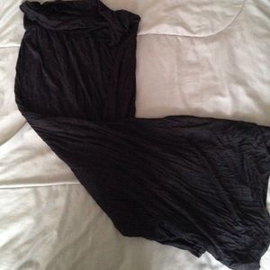 Black maxi skirt