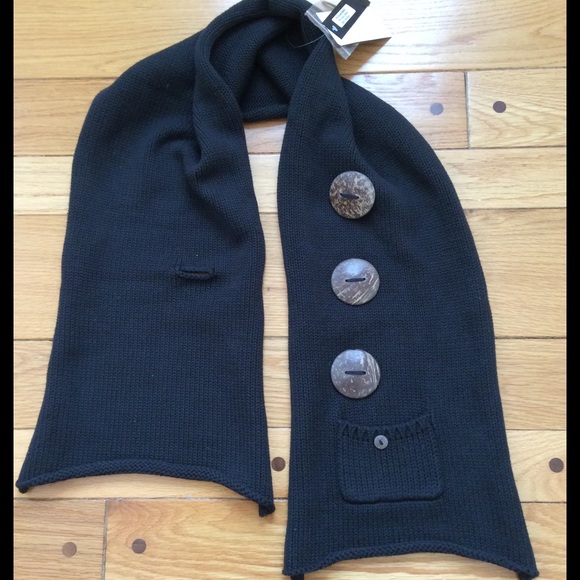 🎉2X HP🎉 Black Boutique Scarf - Picture 2 of 3