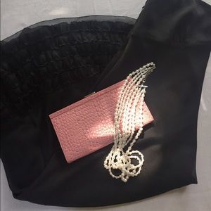 DONATED  | Black LOFT Ruffled-Hem Dress