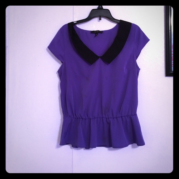 Jessica Simpson purple peplum
