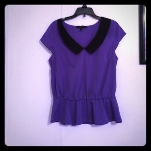 Jessica Simpson purple peplum