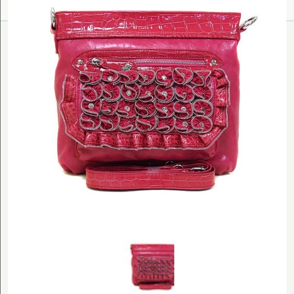 Sass N Frass Handbags - Pink Crossbody Bag