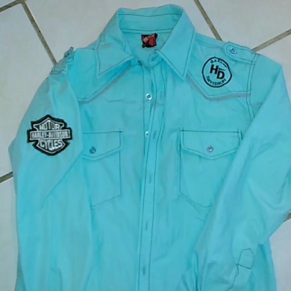 Harley Davidson Button up