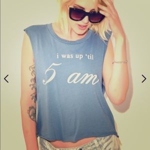 Wildfox Couture Warning Chad Tank Wildfox Couture Warning Chad Tank