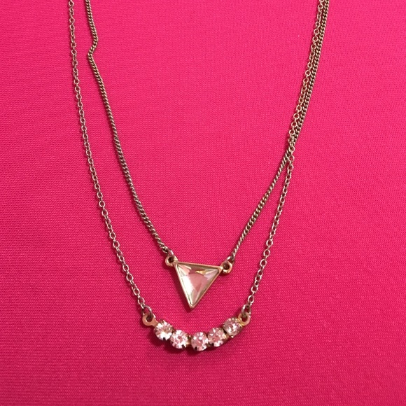 Golden Triangle Necklace - Picture 1 of 4