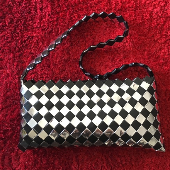 Futuristic Candy Wrapper Purse - Picture 1 of 3
