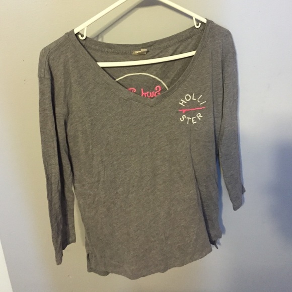 Hollister quarter sleeve shirt