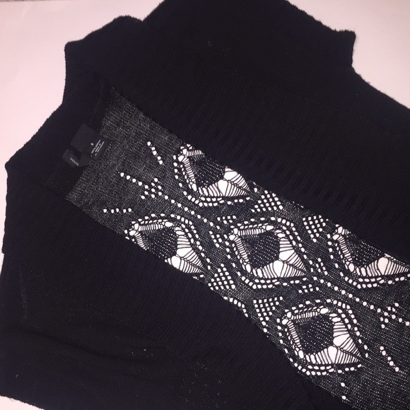⏰Black Cardigan - cutout detail on back - Picture 1 of 4