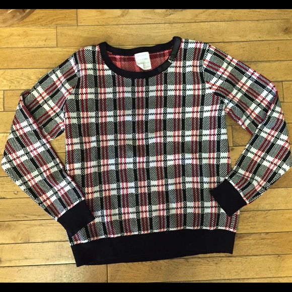 Sogi plaid sweater in size S made in the USA - Picture 1 of 2