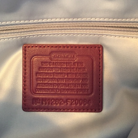 NWOT Coach Maroon Satchel - Picture 2 of 3