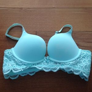 light blue aerie push up bra- size 32B